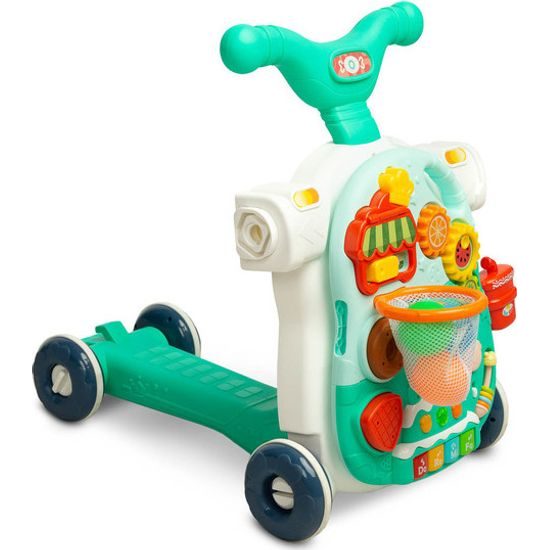 Multifunkční dětské chodítko Toyz 5v1 tyrkysové