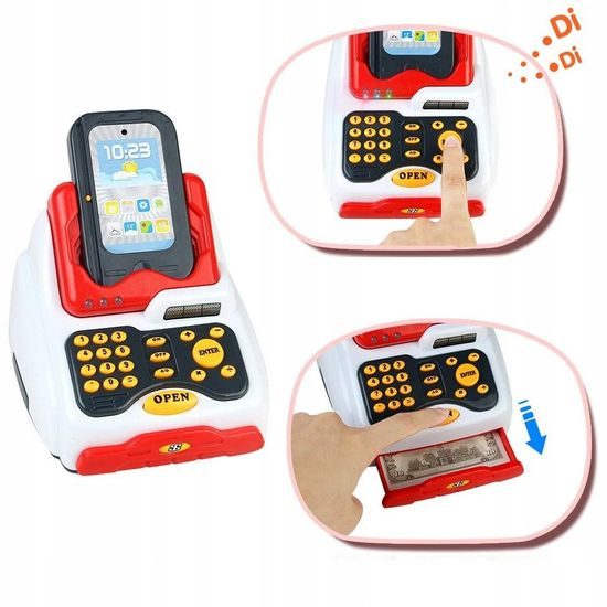 Doris moderní dětská pokladna s terminálem Cash Register