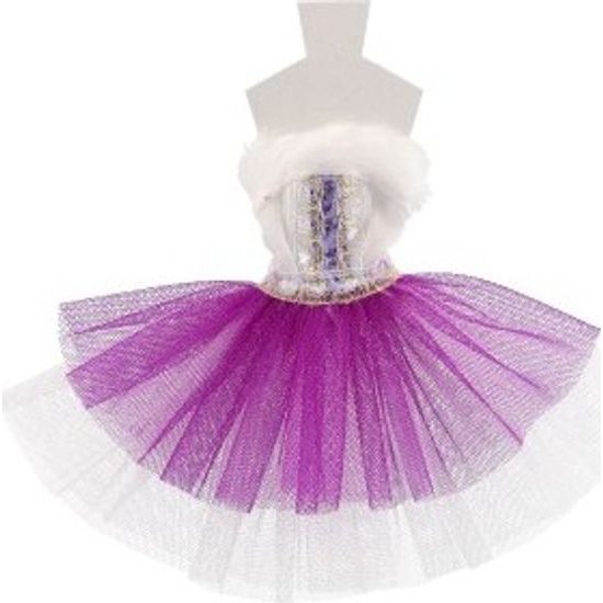 Šaty krátké na panenky - mix barev