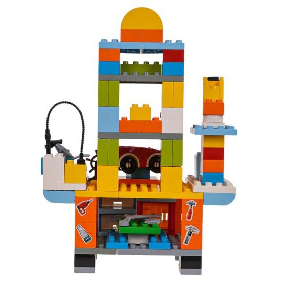 Dětská konstrukční stavebnice - dílna Repair Garage 110 kusů