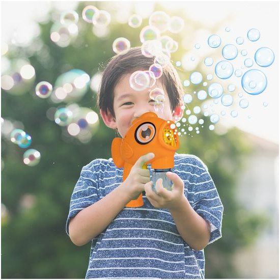 Dětský bublifuk Bubble Fish oranžový
