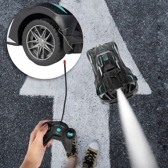 Autíčko na dálkové ovládání s kouřovým efektem Speed X 1:20 černé