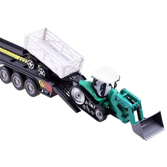 Nákladní autíčko s traktorem na dálkové ovládání R500 Truck žluté