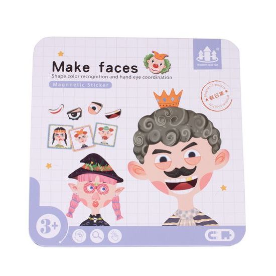 Magnetická ukládačka měnící se tváře Make Faces