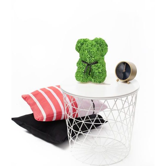 Medvídek z růží zelený Rose Bear 25 cm