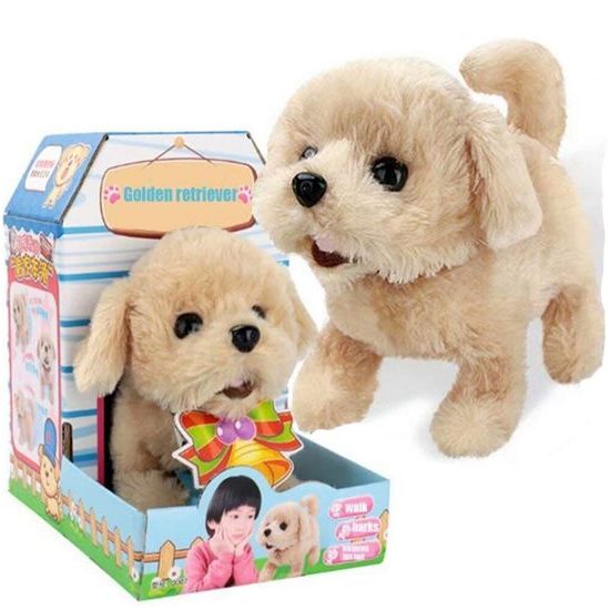 Plyšový pejsek na baterie Golden Retriver