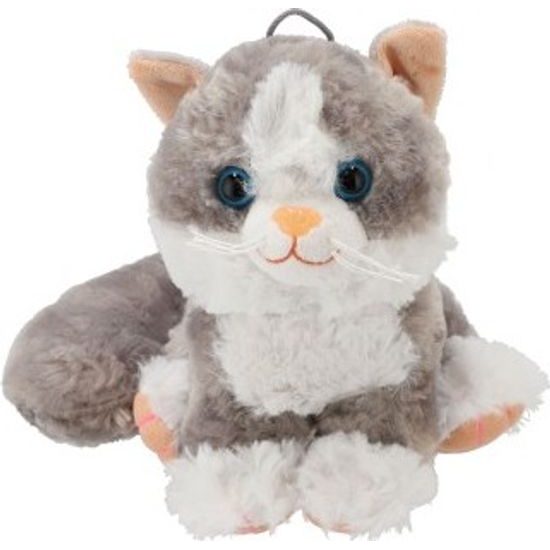 Kočka sedící se zvukem - mix 3 barvy