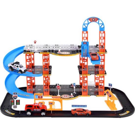 Patrové parkoviště, výtah pro auta s autíčky