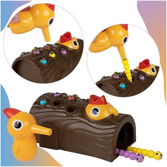 Magnetická hra pro děti Datel a červíci