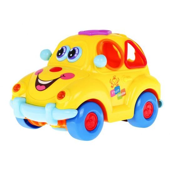 Huile Toys multifunkční vkládačka autíčko se světlem a zvukem Fruit Car