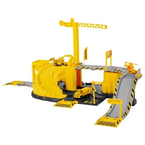 Majlo Toys parkovací garáž Stavba s dráhou