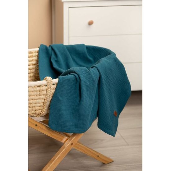 Dětská mušelinová deka Sensillo 75x100 cm - oceán