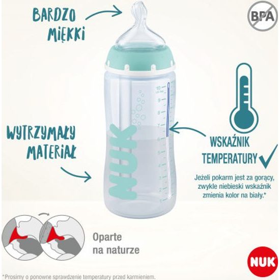 Kojenecká láhev NUK FC Anti-colic s kontrolou teploty 300 ml