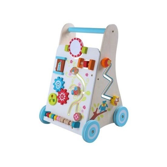 Ecotoys edukační dřevěné chodítko