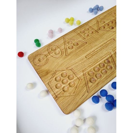 Deska - sled tvarů s narůstajícím množstvím