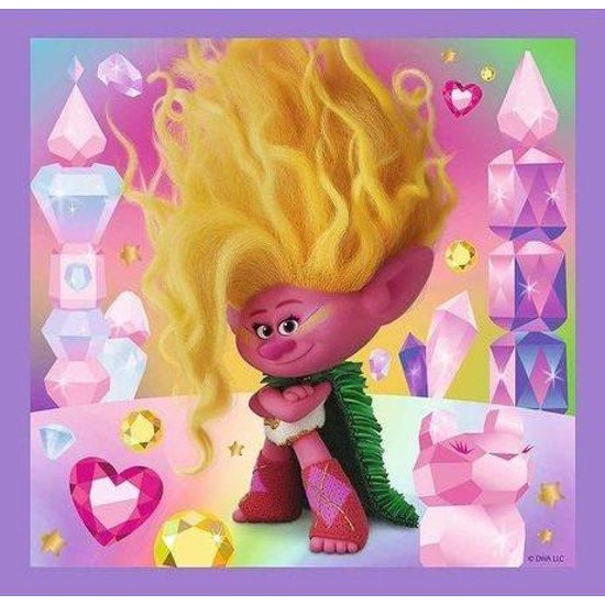 TREFL Puzzle Trollové 3 Seznamte se s Trollíky 3v1