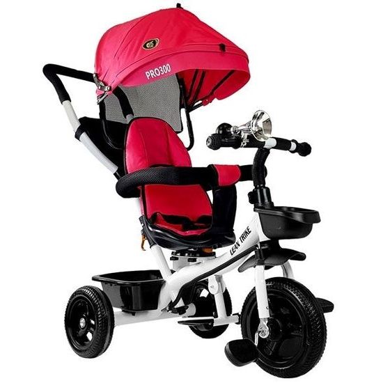 Dětská tříkolka s otočným sedadlem PRO300 červená