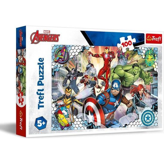 TREFL Puzzle Slavní Avengers 100 dílků