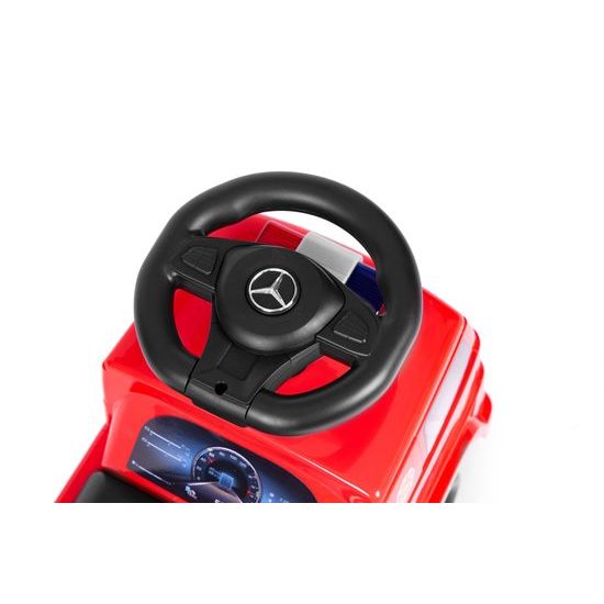 Dětské mini odrážedlo se zvuky Mercedes Actros - červené