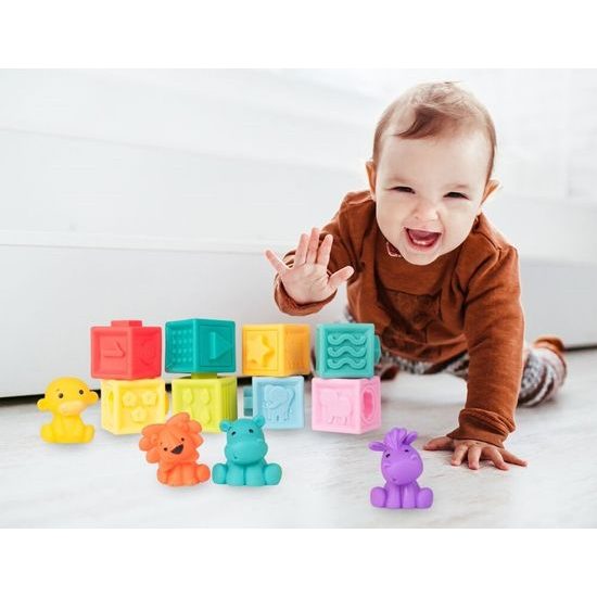 Senzorické hračky pro nejmenší Bath Toys 20 kusů