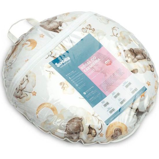 Kojící polštář ve tvaru U velvet - sladké sny