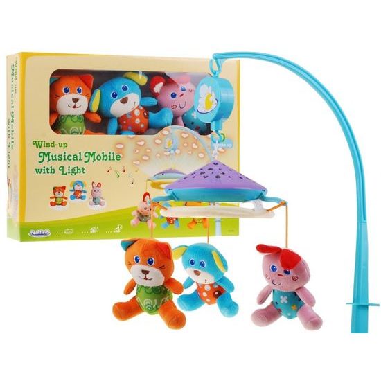 Majlo Toys kolotoč nad postýlku s plyšáky