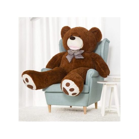 Plyšový medvěd Maty 160 cm hnědý