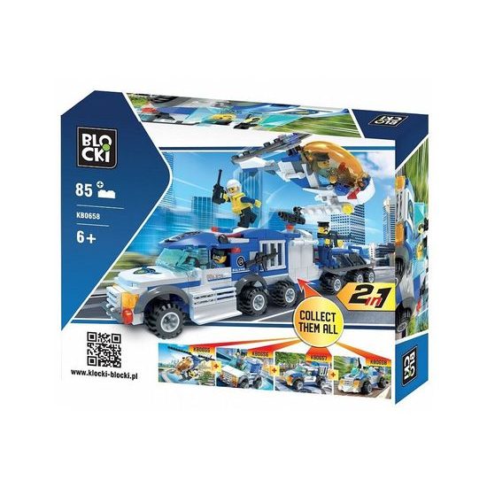 Blocki policejní auto 85 dílků