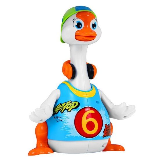 Huile Toys rapující husa pro nejmenší Swing Goose modrá