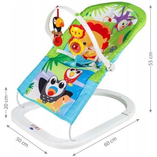 Ecotoys kojenecké lehátko Animal 3v1 Animal 7