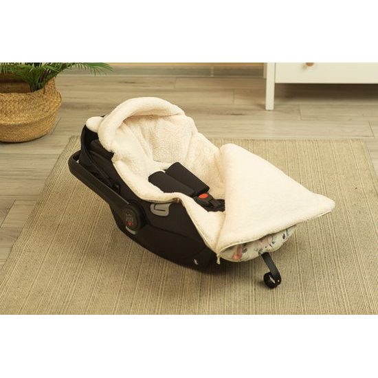 Zimní fusak do kočárku/ do autosedačky - srnky