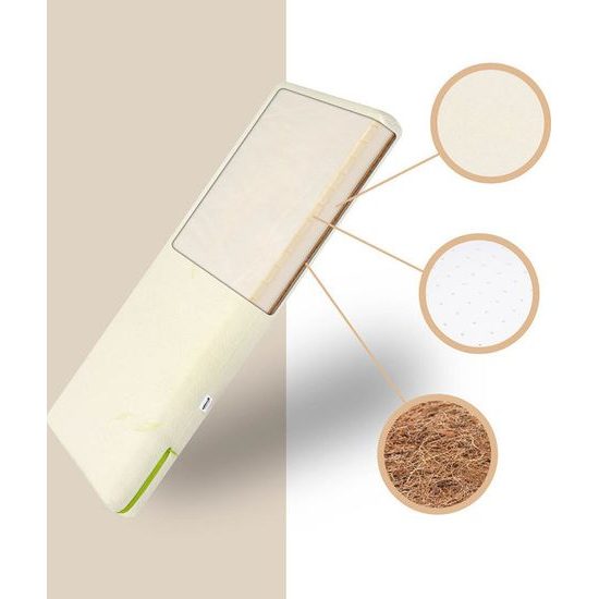 Matrace latex-pěna-kokos 90x40 cm aloe vera