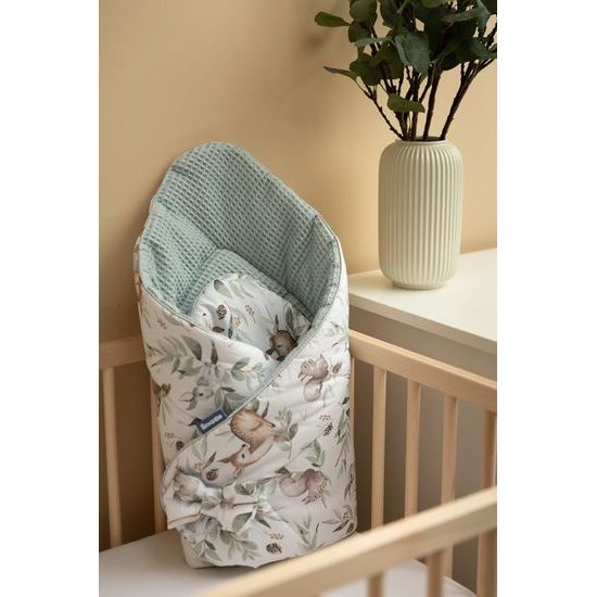 Zavinovačka Wafel Srnky 75 x 75 mátová