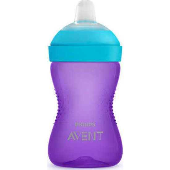 Philips AVENT Hrneček Grippy s jemnou hubičkou 300 ml dívka