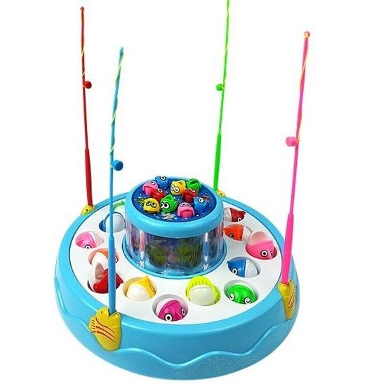 Dětská hra lovení rybiček na baterie GoGo Fishing