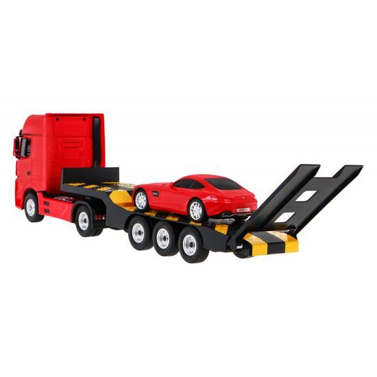 Rastar autíčka na dálkové ovládání Mercedes Benz Actros 1:26 + AMG GT 1:24