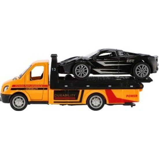 Auto odtahovka + auto - na zpětné natažení - mix druhů