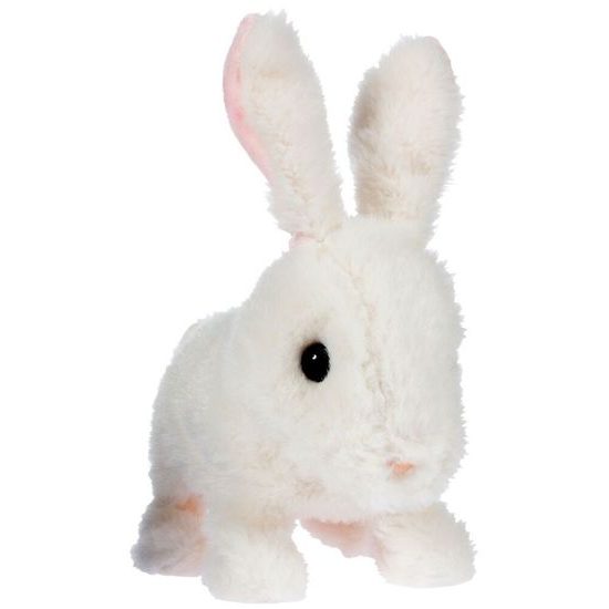 Plyšový králíček na baterie Princess Bunny bílý