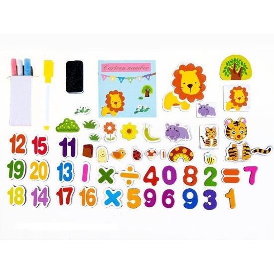 Majlo Toys dřevěná magnetická tabulka Puzzle Board