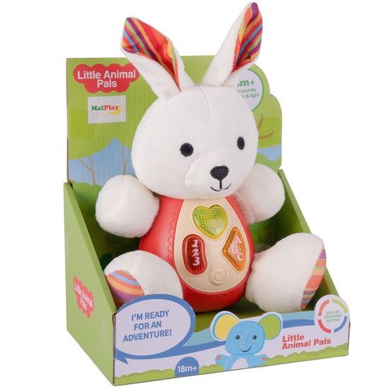 Interaktivní plyšový králíček na baterie Little Animal