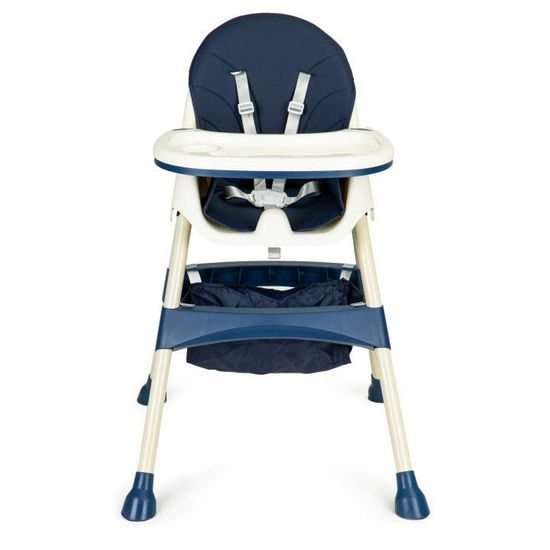 Ecotoys jídelní židlička 2v1 HC823 tmavě modrá