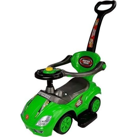 Odrážedlo s posunovačem 3V1 zelené