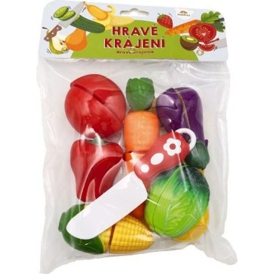 Zelenina krájecí s prkénkem s nožem