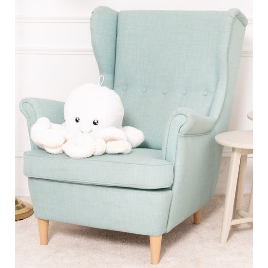 Plyšová chobotnice Monty 60 cm - bílá