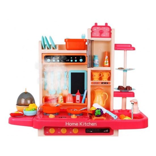 Doris dětská kuchyňka XXL se zvuky a tekoucí vodou - růžová