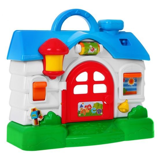 Autíčko na dálkové ovládání pro nejmenší Funny Police s policejní stanicí