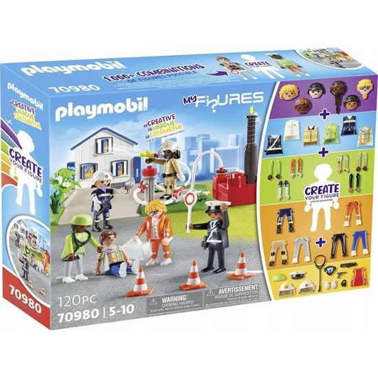 Playmobil figurky záchranářů s příslušenstvím 120 dílků