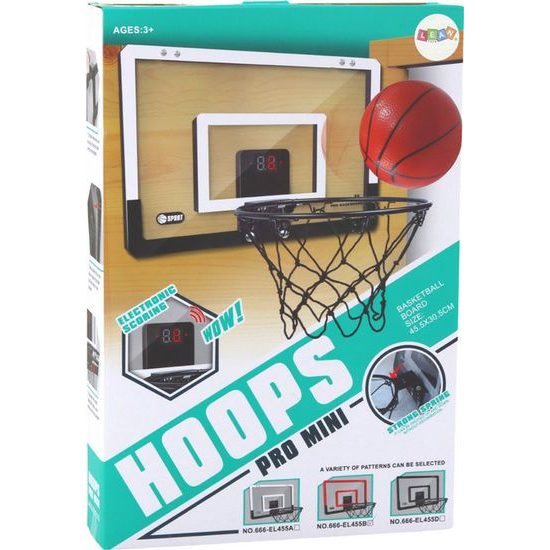 Basketbalová sada s počítadlem a zvuky