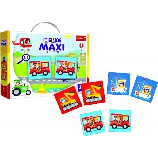 Pexeso Maxi - Vozidla 24 kusů - společenská hra