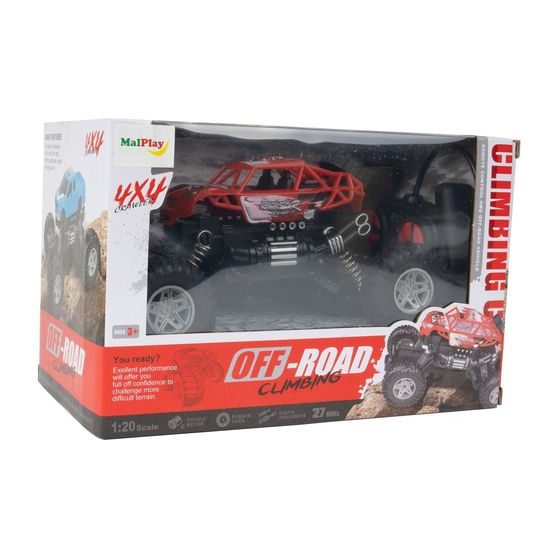 Autíčko na dálkové ovládání Monster Car červené 1:20